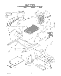 UNIT Diagram and Parts List for ED25DQXAW01  Whirlpool Refrigerator