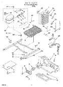 UNIT Diagram and Parts List for RS20EKXFW01  Roper Refrigerator