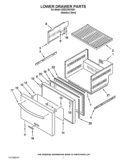 LOWER DRAWER PARTS Diagram and Parts List for KDDC24CVS01  KitchenAid Refrigerator