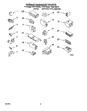 WIRING HARNESS Diagram and Parts List for TAWS700BQ0  Estate Washer