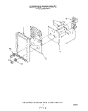 CONTROL PANEL Diagram and Parts List for RM278BXV4  Whirlpool Microwave Oven Combo