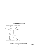 MISCELLANEOUS Diagram and Parts List for CA2751XSW2  Whirlpool Washer