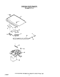 DOOR LOCK Diagram and Parts List for F9757W1  Roper Range