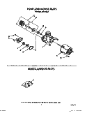 PUMP AND MOTOR, MISCELLANEOUS Diagram and Parts List for LUD2100X1  Whirlpool Dishwasher