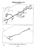 WIRING HARNESS , LITERATURE AND OPTIONAL Diagram and Parts List for MW8500XS1  Whirlpool Microwave