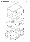 SECTION Diagram and Parts List for KECC500WBL3  KitchenAid Cooktop