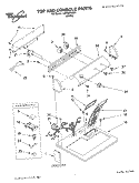 SECTION Diagram and Parts List for LER3634JW1  Whirlpool Dryer