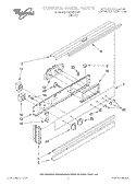 CONTROL PANEL Diagram and Parts List for RB220PXYB1  Whirlpool Wall Oven