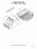 Part Location Diagram of W10175280 Whirlpool RETAINER