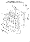 REFRIGERATOR DOOR Diagram and Parts List for ET18NMXAN02  Whirlpool Refrigerator