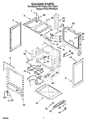 Part Location Diagram of 9756355 Whirlpool Bracket, T-stat