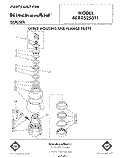 SECTION Diagram and Parts List for 4KBDS250T1  KitchenAid Food Waste Disposer