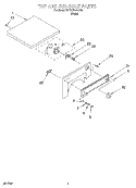 SECTION Diagram and Parts List for BYCCD3421W3  Whirlpool Dryer