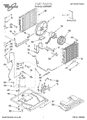 UNIT, LITERATURE Diagram and Parts List for ACM184XK0  Whirlpool Air Conditioner