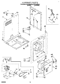 SECTION Diagram and Parts List for REP3622BL0  Roper Dryer