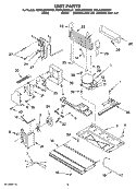 UNIT PARTS Diagram and Parts List for KBLA20ERSS01  KitchenAid Refrigerator