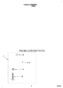 MISCELLANEOUS Diagram and Parts List for LSR6132BW1  Whirlpool Washer