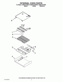 INTERNAL OVEN PARTS Diagram and Parts List for KEBK101SBL04  KitchenAid Wall Oven