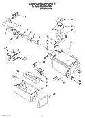 Part Location Diagram of 8181724 Whirlpool LEVER