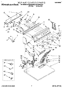 TOP AND CONSOLE, LIT/OPTIONAL Diagram and Parts List for KGYE870BAL0  KitchenAid Dryer