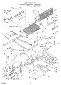UNIT Diagram and Parts List for ET20ZKXBN00  Whirlpool Refrigerator