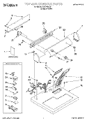 TOP AND CONSOLE, LIT/OPTIONAL Diagram and Parts List for CGDX463JQ1  Crosley Dryer