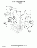 OVEN INTERIOR PARTS Diagram and Parts List for KCMS2055SSS2  KitchenAid Microwave