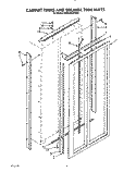 CABINET TRIMS AND BREAKER TRIM Diagram and Parts List for KSSS48DWW00  KitchenAid Refrigerator