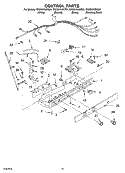 CONTROL Diagram and Parts List for GS2SHAXKB01  Whirlpool Refrigerator
