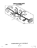 WIRING HARNESS, OPTIONAL Diagram and Parts List for MW1501XS1  Whirlpool Microwave
