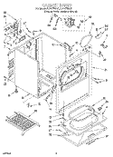 SECTION Diagram and Parts List for KEYS700EQ1  KitchenAid Dryer