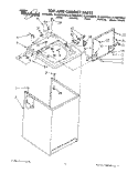 TOP AND CABINET, LIT/OPTIONAL Diagram and Parts List for 3LA5800XSW0  Whirlpool Washer