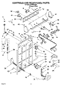 Part Location Diagram of 3955681 Whirlpool PANEL-CNTL