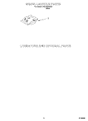 MISCELLANEOUS Diagram and Parts List for DU810DWGU2  Whirlpool Dishwasher