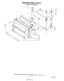 FREEZER DOOR Diagram and Parts List for ET18NKXSW03  Whirlpool Refrigerator