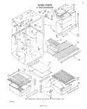 LINER Diagram and Parts List for EHT201ZKWR7  Whirlpool Refrigerator