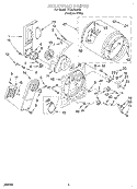 SECTION Diagram and Parts List for TEDS780JQ0  Estate Dryer