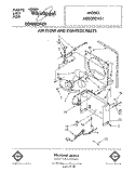 SECTION Diagram and Parts List for AD0302XS1  Whirlpool Dehumidifier