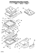 Part Location Diagram of 2305595 Whirlpool PAN-SNACK