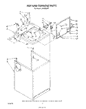 TOP AND CONSOLE , LITERATURE AND OPTIONAL Diagram and Parts List for LA5360XSW1  Whirlpool Washer