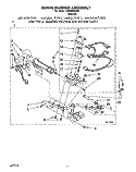 694670 BURNER Diagram and Parts List for LGN3434AW0  Whirlpool Dryer