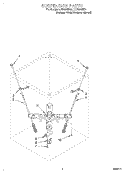 SUSPENSION Diagram and Parts List for LCR5232DZ4  Whirlpool Washer