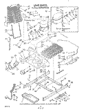 UNIT Diagram and Parts List for KSRF22DTWH00  KitchenAid Refrigerator