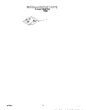 MISCELLANEOUS, LIT/OPTIONAL Diagram and Parts List for DP920PFGQ1  Whirlpool Dishwasher