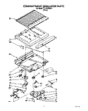 COMPARTMENT SEPARATOR Diagram and Parts List for TT14EKRXW01  Estate Refrigerator
