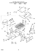 UPPER UNIT Diagram and Parts List for KBLC36MHT01  KitchenAid Refrigerator