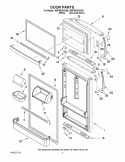 Part Location Diagram of W10198761 Whirlpool TRIM-DOOR
