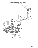 UPPER WASH AND RINSE Diagram and Parts List for KUDI220T3  KitchenAid Dishwasher