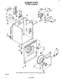 SECTION Diagram and Parts List for LE5780XKW0  Whirlpool Dryer
