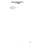 MISCELLANEOUS, LIT/OPTIONAL Diagram and Parts List for DU810CWDQ3  Whirlpool Dishwasher